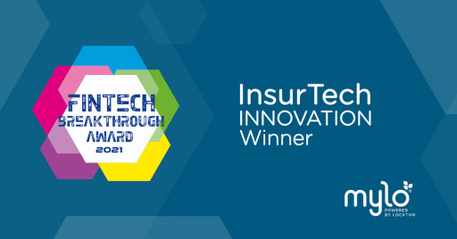 Mylo Wins InsurTech Innovation Award in 2021 FinTech Breakthrough Awards Program