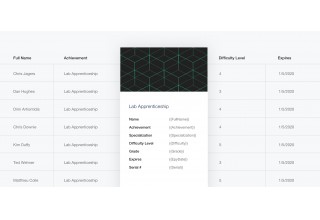 Lab Apprenticeship Certificate