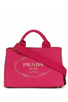 Prada Canapa Logo Tote