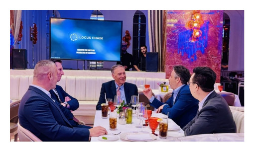 Locus Chain, Creta Platform's Strategy and Vision Were Introduced Upon Invitation From Lloyd Capital and Mike Pompeo in New York City