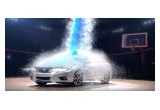 Custom Water Burst Effects Highlights Nissan Ad