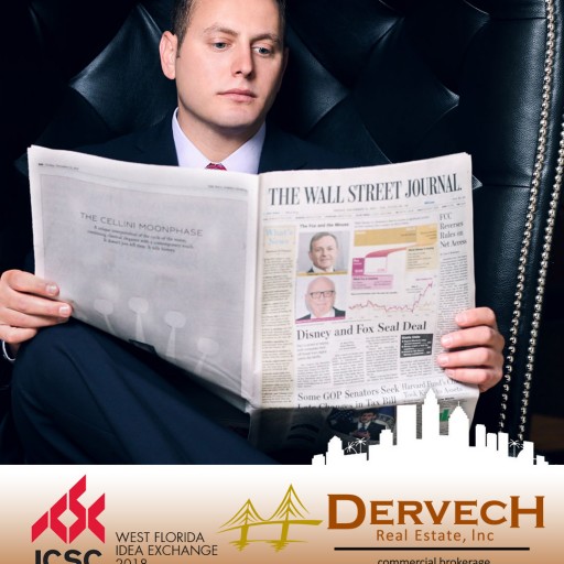 Jeff Dervech of Dervech Real Estate to Attend Annual 2018 ICSC West Florida Idea Exchange Conference in Tampa