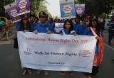 The Bangladesh Youth for Human Rights chapter held a Walk for Human Rights in collaboration with the Bangladesh National Human Rights Commission in honor of Human Rights Day. 