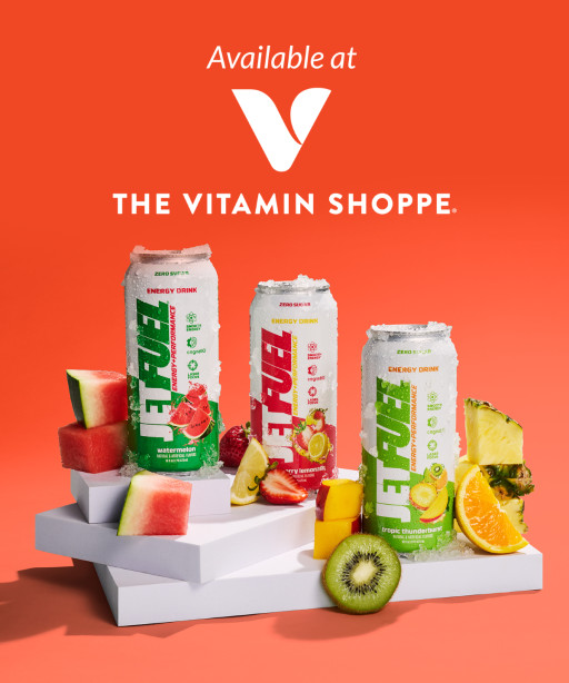 JETFUEL Energy Drink Launches Nationwide at The Vitamin Shoppe