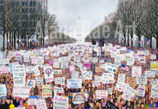 Women's March Painting