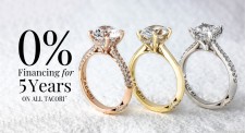 BENARI JEWELERS' Tacori Ring Financing Event Ends in 7 Days