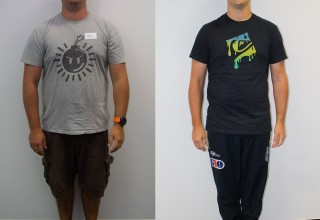 Ben lost 21.4kg in 12 weeks!