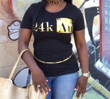 24K AU Ladies T-shirt