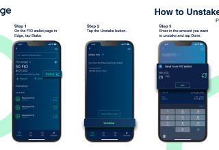 Edge FIO Unstaking