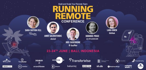 Remote Work Leaders Gather in Bali June 23-24 for Running Remote, the Largest-Ever Conference on Distributed Teams