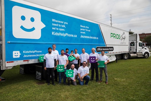 Pride Group Logistics  - Official Awareness Partner of Kids Help Phone