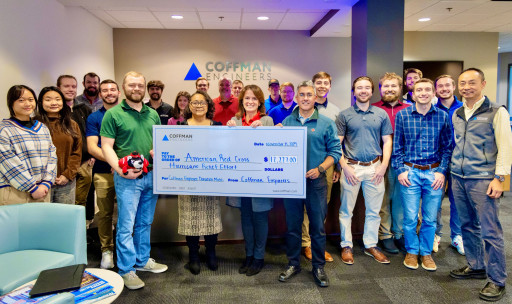 Coffman Engineers and Employees Donate $24,454 to the American Red Cross Hurricane Relief Effort