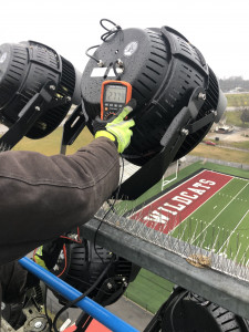 Stadium Light Install