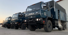 Veterans Administration High Water Flood Rescue Trucks