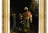 DECORATIVE ELEMENTS:  Jean-Léon Gérôme, Marchand Ambulant au Caire.  Auctioned at Sotheby's. Eli Wilner Frame