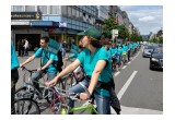 Belgian Scientologists stage drug prevention and awareness activities such as this bike ride through the heart of Brussels.