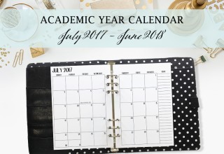 A5 '17-'18 Academic calendars