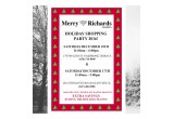 Merry Richards Jewelers - Holiday Shopping Party 2016 - Oakbrook Terrace, Illinois, Glenview, Illinois December 10th and December 17th