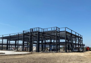 Construction of ATP Flight School's Advanced Flight Training Center in Arlington, TX