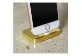 Brikk Lux iPhone Dock in 24k Yellow Gold