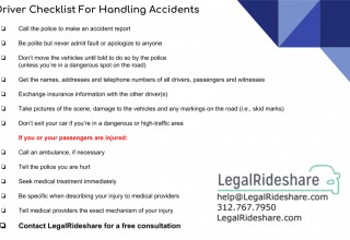 LegalRideshare Driver Checklist