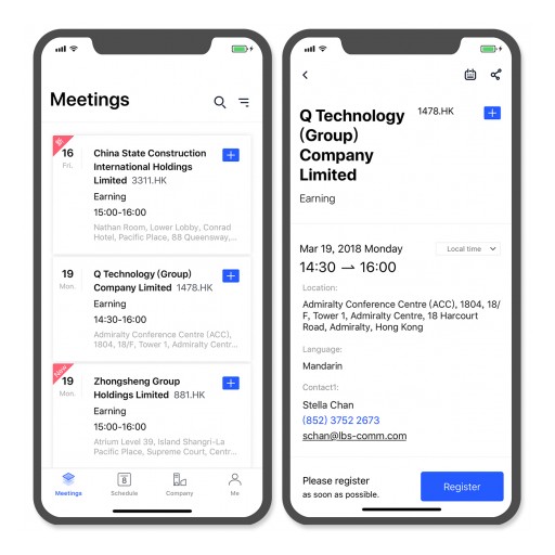 BABA Meeting Launched Investor Calendar APP 2.0 — Meeting is Simple