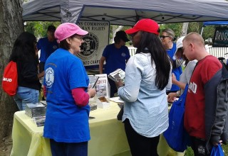 The CCHR booth