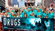 Bringing the Truth About Drugs to Times Square, New York City.