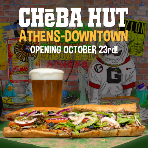 Cheba Hut 'Toasted' Subs is Coming to Athens, GA, This Fall