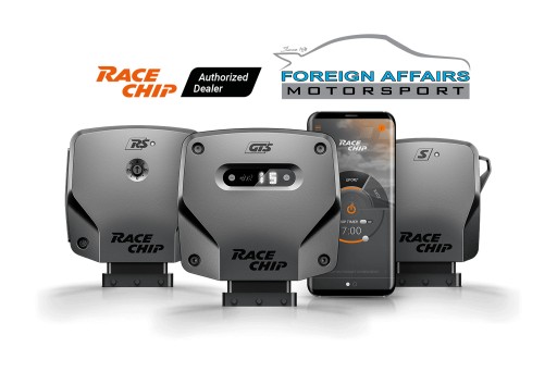 Foreign Affairs Motorsport Has Partnered With RaceChip, a Renowned German ECU Tuner Specializing in Engine Management Software Upgrades