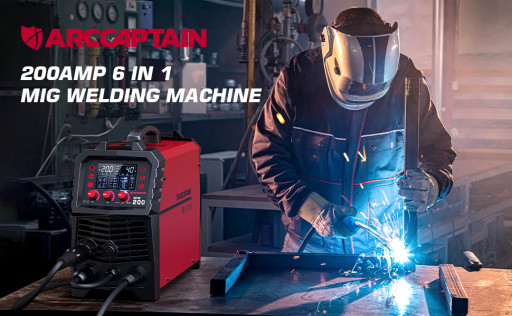 ARCCAPTAIN Releases the Best 200Amps MIG Welder MIG200 in 2022