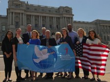 Capitol Hill, where outstanding human rights advocates were presented Presidental Volunteer Service Awards at the finale of the 14th annual Youth for Human Rights World Educational Tour.