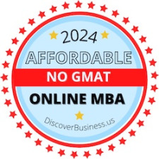 Award Badge for 2024 Affordable Online MBA No GMAT