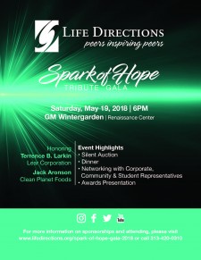 Spark of Hope Tribute Gala Invite