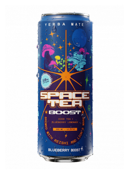 Space Tea Announces Blueberry BOOST in a New Line of Energy Drinks