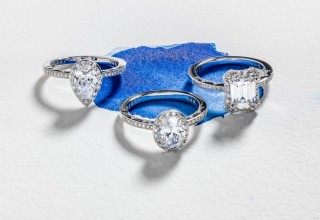 Tacori's new Coastal Crescent engagement ring collection