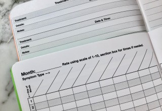 Treatments + Monthly Symptom Grid