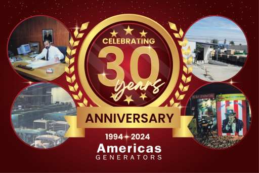Americas Generators Celebrates 30 Years of Excellence