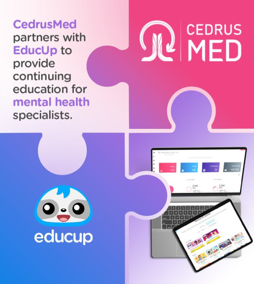 CedrusMed Partners With EducUp to Deliver Continuing Education for Mental Health Specialists