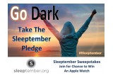 The Sleeptember Go Dark Pledge