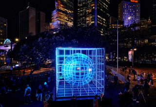 Vivid Sydney 2022 - Gravitational Grid by Sreelize Studio