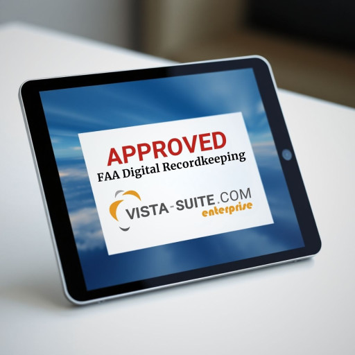 Latitude Aero Granted Approval for Digital Recordkeeping in Accordance With FAA AC 120-78A Using Vista-Suite.com Enterprise