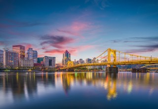 Pennsylvania City Skyline