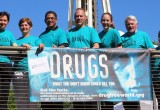 Volunteer from the Seattle chapter of the Foundation for a Drug-Free World