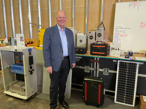 Tom O'Halleran Visits Mobile Solar Startup New Use Energy Manufacturing Facility in Tempe, AZ, to Discuss Reaching Isolated Arizonians With No Access to Power