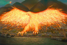 Hawaiian Firestorm Bird