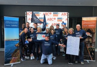 Pacific Sotheby's Realty's Steve Games with Rappellers 