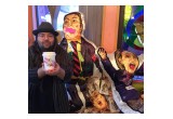 Life Size Clinton & Trump Voodoo Dolls with Artist