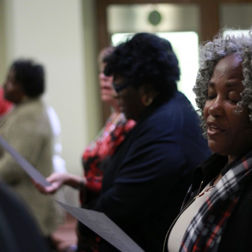 Two Congregations Come Together in Prayer and Song