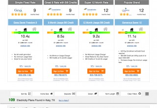 Texas Electricity Rate Analyzer